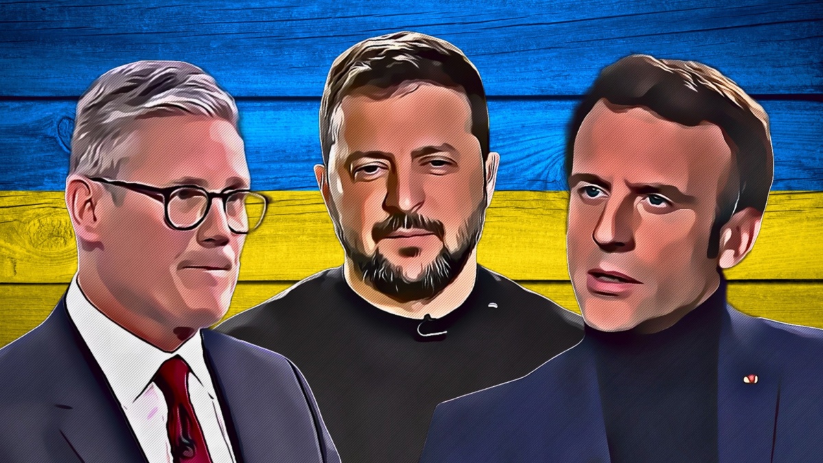 Starmer Zelensky Macron