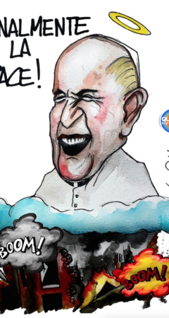 Sedute Satiriche di Beppe Fantin - Vignetta del 03/05/2025