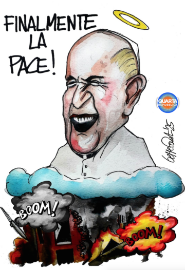 Sedute Satiriche di Beppe Fantin - Vignetta del 03/05/2025
