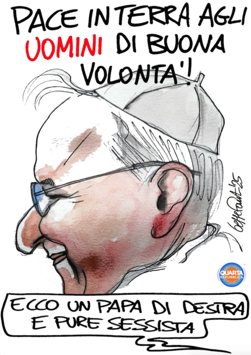 Sedute Satiriche di Beppe Fantin - Vignetta del 16/05/2025