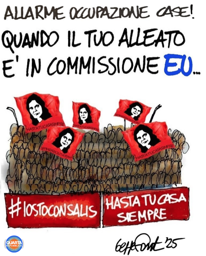 Sedute Satiriche di Beppe Fantin - Vignetta del 07/05/2025