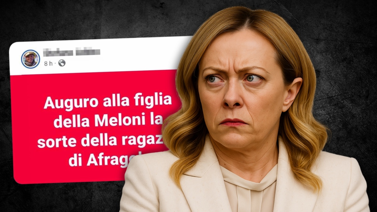 figlia meloni post