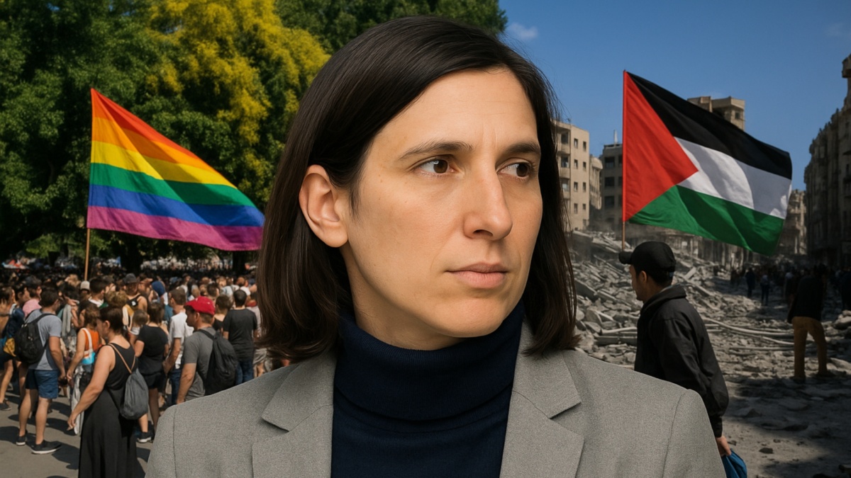 Schlein gay pride gaza