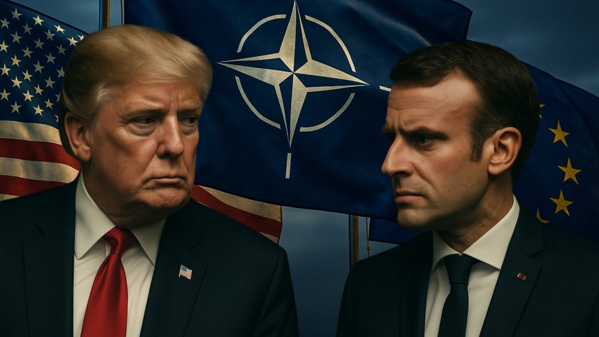 Trump Macron Nato
