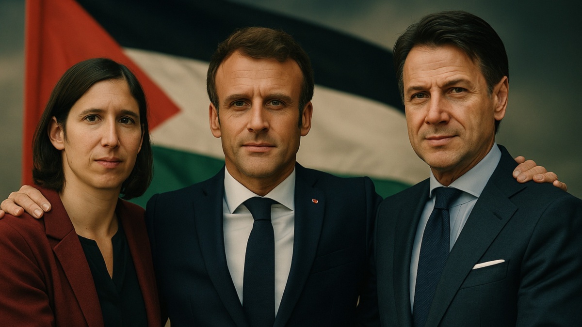 Schlein Macron Conte