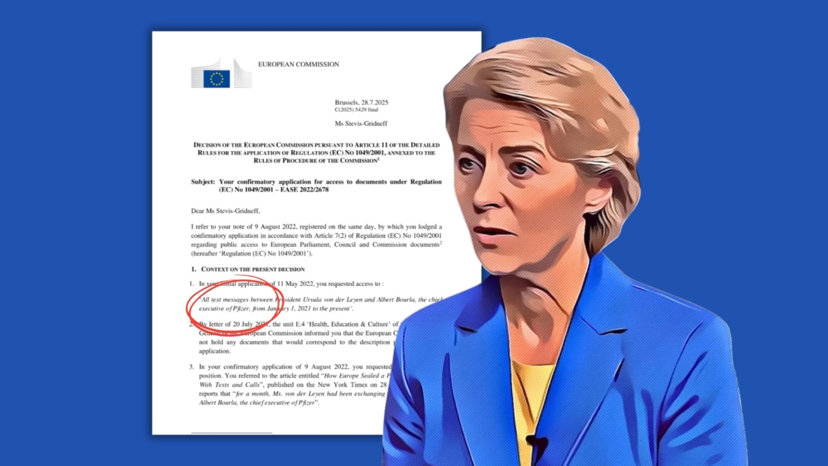 pfizergate ursula von der leyen