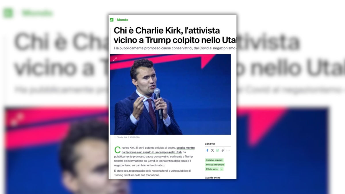 Charlie Kirk Ansa
