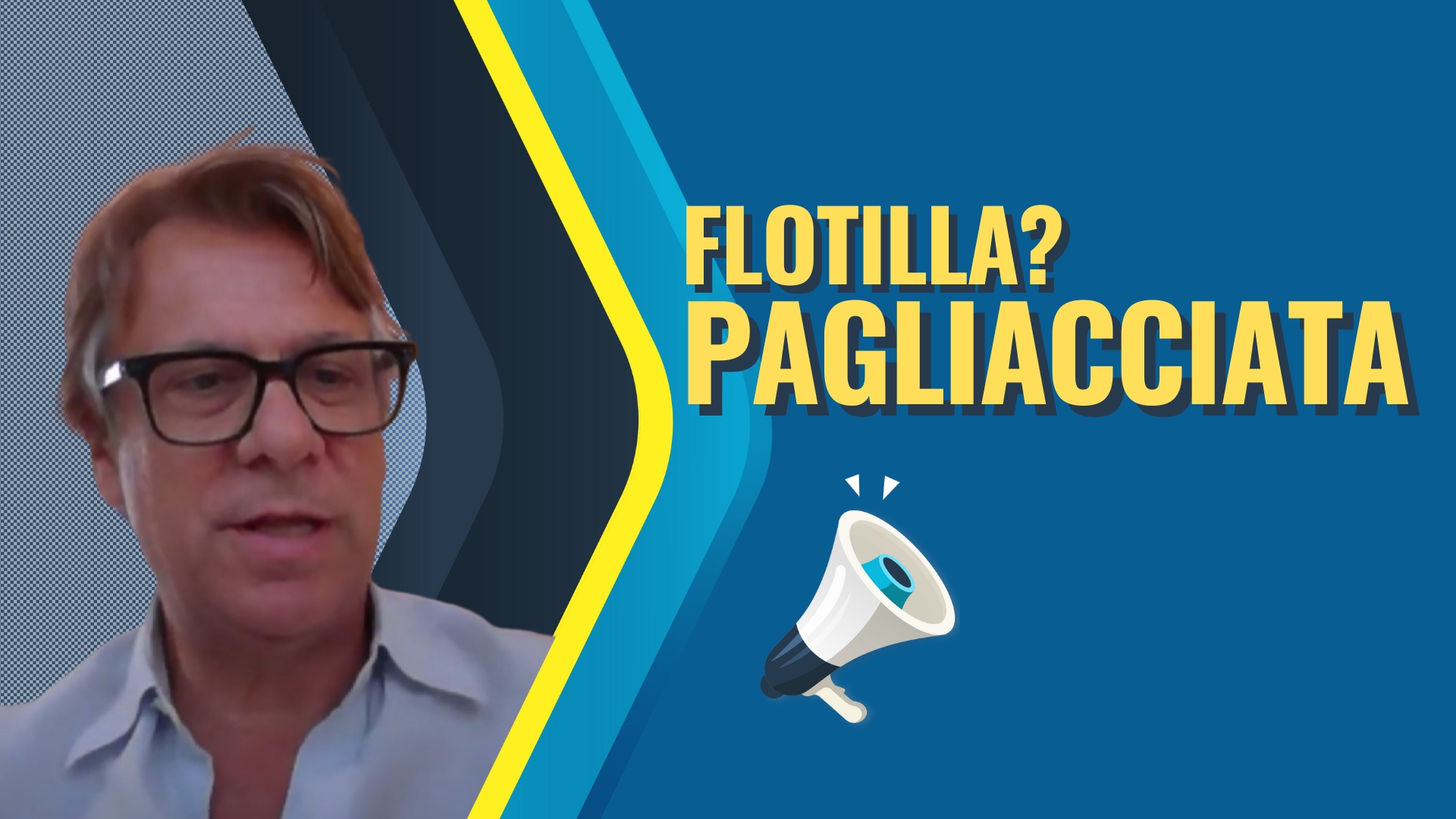 Caro Crosetto, sono furibondo: è folle mandare la Marina per la Flotilla