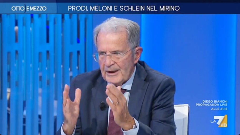 L'alternativa è scarsa...". In 2 minuti Prodi fa la festa a Schlein
