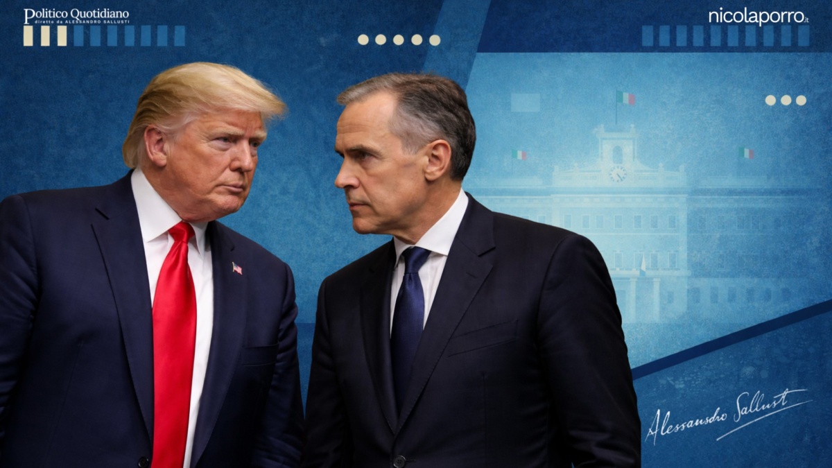 Sallusti Donald Trump Mark carney