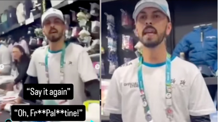 Urla “Palestina libera” nello store di Milano Cortina. Cacciarlo ora è il minimo