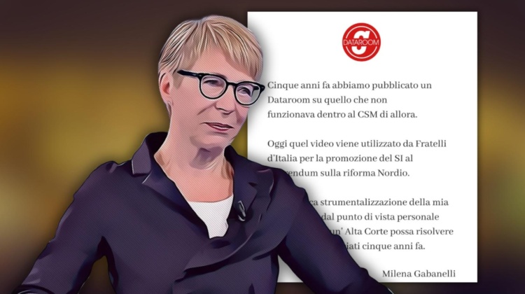 Gabanelli rinnega se stessa: l’autogol sui magistrati