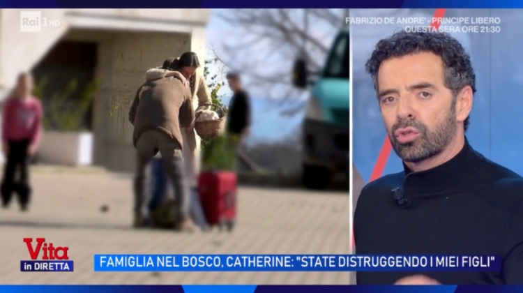 “Violentissima”. Gelo in tv sulla famiglia del bosco: informazione o sentenza?