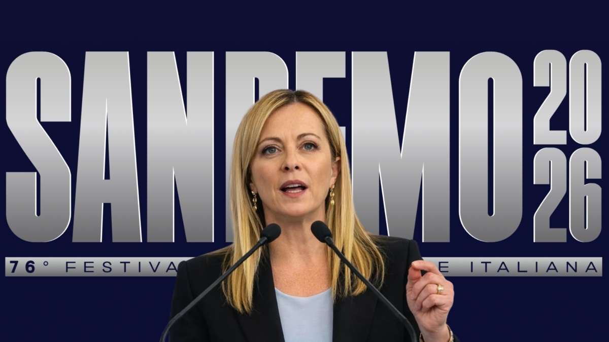 Meloni a Sanremo