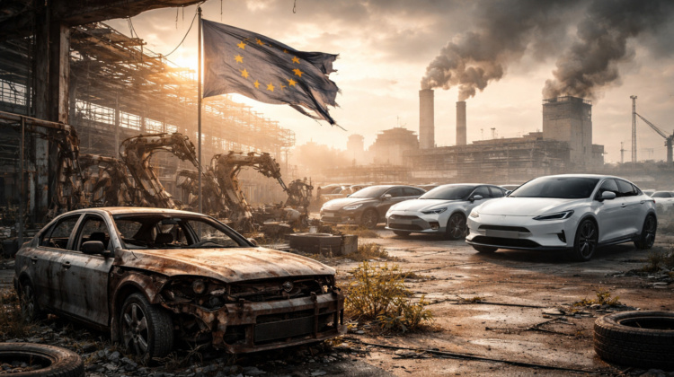 Auto europea: il declino si chiama elettrico