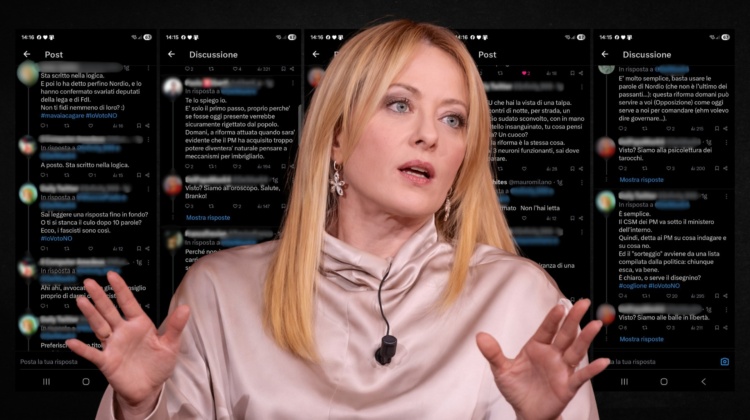 “Stroncare Salvini”, “Meloni in discarica”. Sono queste le ragioni del No