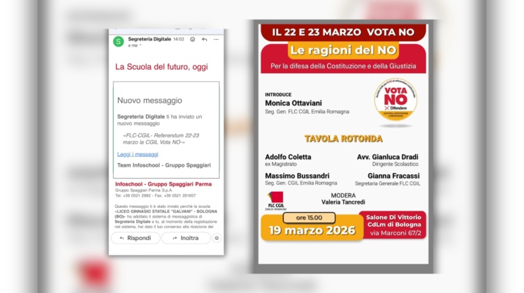 La manipolazione dei giovani: sul sito della scuola spunta l’appello per il No