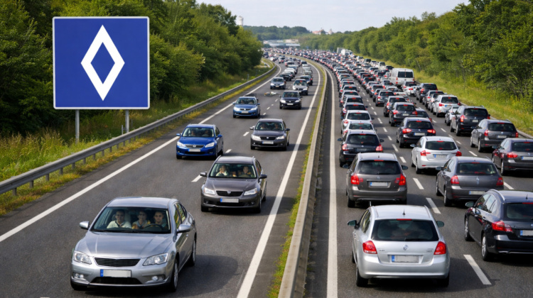 Il segnale con il rombo bianco, un’altra ingerenza europea