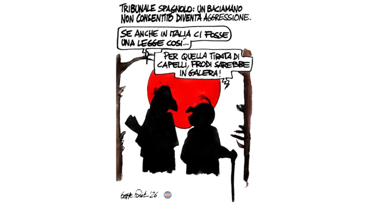 La linea rossa del consenso - Vignetta del 16/04/2026