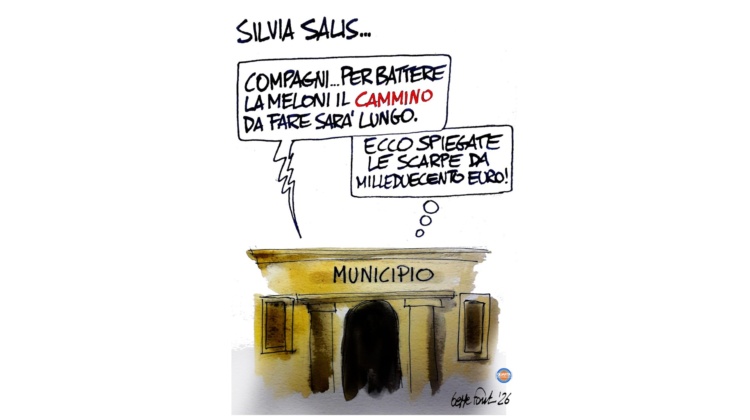 Camminate di lusso - Vignetta del 19/04/2026