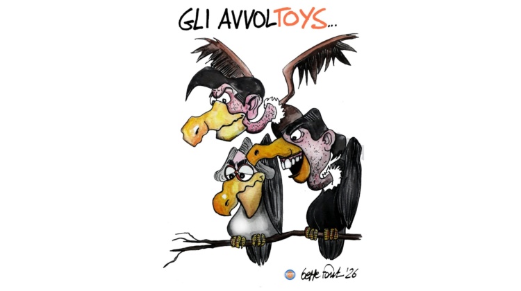 Pronti gli avvoltoi - Vignetta del 05/04/2026