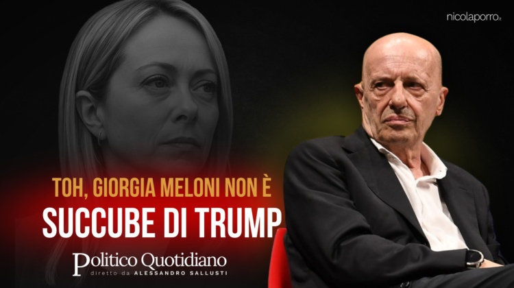 Toh, Giorgia Meloni non era succube di Trump