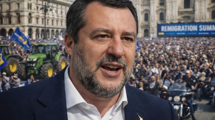 Remigration Summit, Salvini sfida la sinistra: “Non è che in piazza ci può andare solo chi porta la bandiera rossa…”
