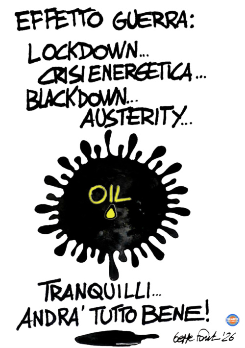 Sedute Satiriche di Beppe Fantin - Vignetta del 15/04/2026