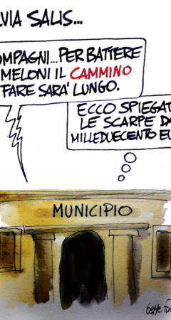 Sedute Satiriche di Beppe Fantin - Vignetta del 19/04/2026