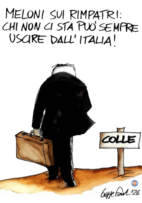 Sedute Satiriche di Beppe Fantin - Vignetta del 22/04/2026