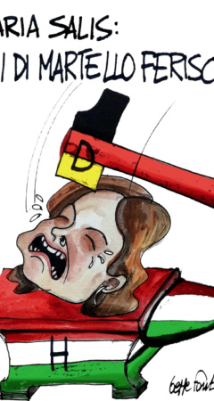 Sedute Satiriche di Beppe Fantin - Vignetta del 11/04/2026